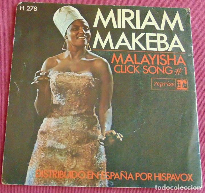 Discos de vinilo: MIRIAM MAKEBA - MALAYISHA - SINGLE 1968 - Foto 2