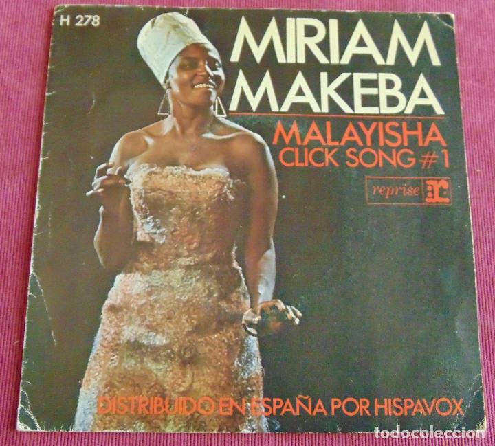 Discos de vinilo: MIRIAM MAKEBA - MALAYISHA - SINGLE 1968 - Foto 1