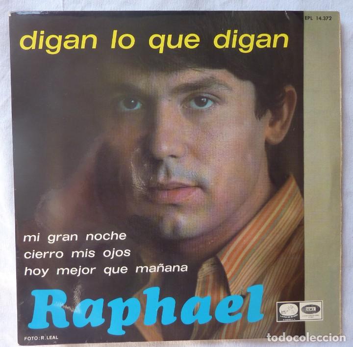 Discos de vinilo: RAPHAEL // DIGAN LO QUE DIGAN +3 // 1967 // EP - Foto 1