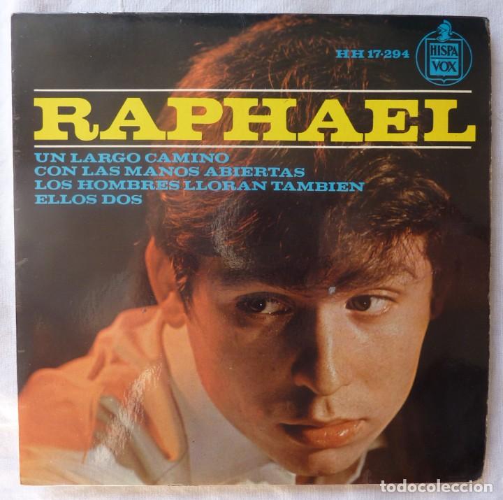 Discos de vinilo: RAPHAEL // UN LARGO CAMINO+3 // 1964 // EP - Foto 1