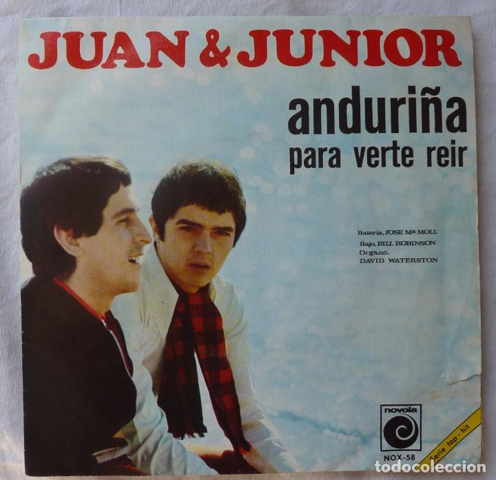 Discos de vinilo: JUAN & JUNIOR // ANDURI&Ntilde;A // 1968 // SINGLE - Foto 1