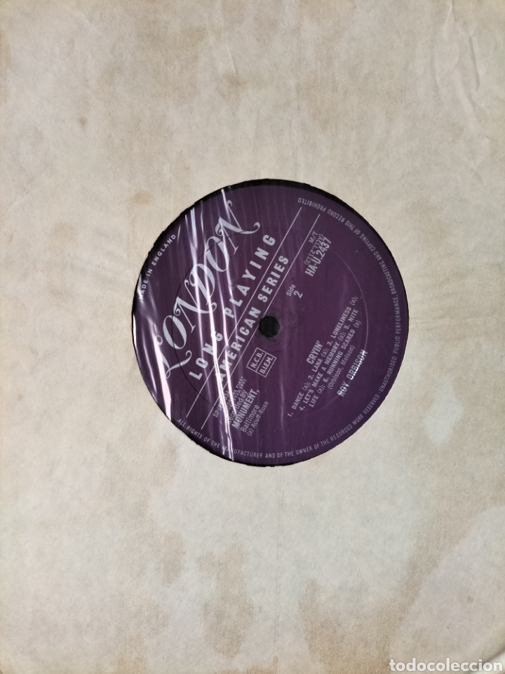 Discos de vinilo: ROY ORBISON 1962 Original Monument Mono - Foto 3