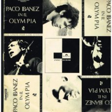 Discos de vinilo: PACO IBAÑEZ - LOS UNOS POR LOS OTROS. EN EL OLYMPIA - DOBLE LP 1972 - PORTADA DOBLE