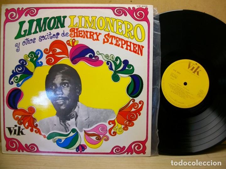 Discos de vinilo: Henry Stephen &ndash; Limon Limonero Y Otros Exitos De Henry Stephen LP - Foto 1