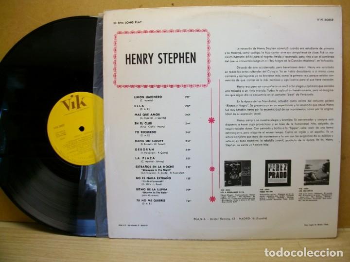 Discos de vinilo: Henry Stephen &ndash; Limon Limonero Y Otros Exitos De Henry Stephen LP - Foto 2