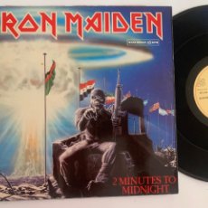 Discos de vinilo: MAXI IRON MAIDEN - 2 MINUTES TO MIDNIGHT EDICIÓN ESPAÑOLA DE 1984