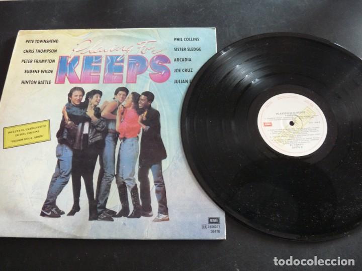 Discos de vinilo: Various - Playing For Keeps - LP argentina copia promocional - Foto 1