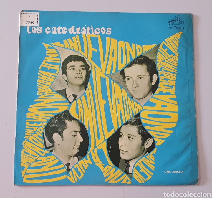Vinyl records: LP LOS CATEDRATICOS - La Nueva Onda (Chile - RCA - 1968) ULTRA RARE Chilean Garage Beat Organ