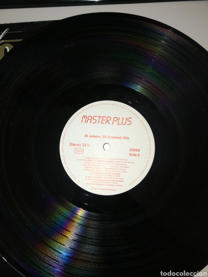 Discos de vinilo: Al Jolson 20 greatest hits - Foto 2