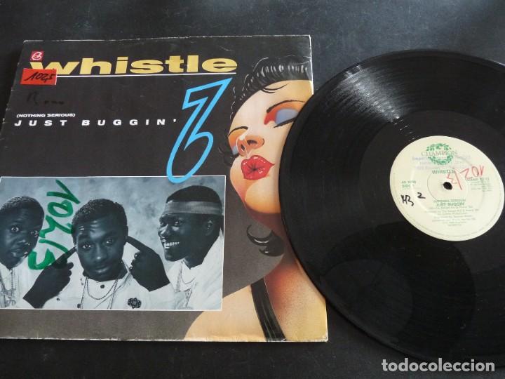 Discos de vinilo: Whistle &ndash; (Nothing Serious) Just Buggin - 12&rdquo; UK - Foto 1