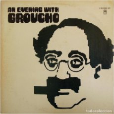 Discos de vinilo: GROUCHO MARX - AN EVENING WITH GROUCHO - 2 LP US 1972 - A&M RECORDS. Lote 337396678