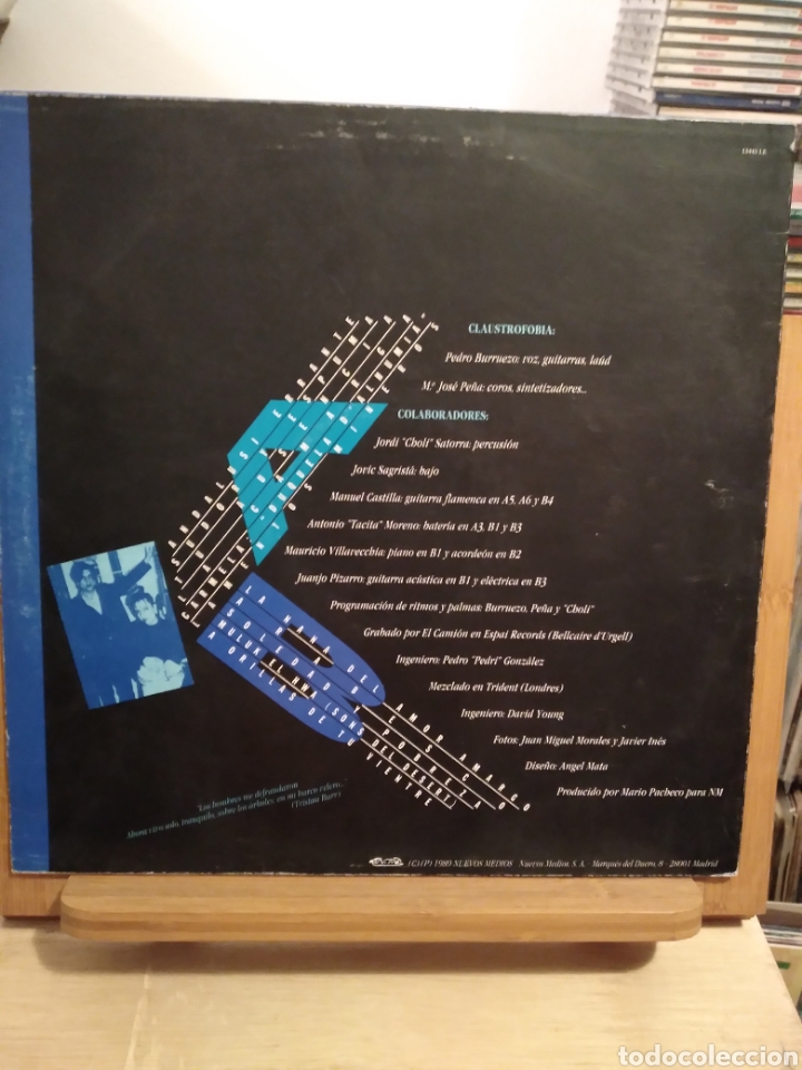 Discos de vinilo: CLAUSTROFOBIA - UN CHIEN ANDALUZ - ES.89 - Foto 2
