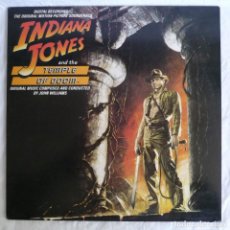 Discos de vinilo: LP VINILO INDIANA JONES AND THE TEMPLE OF DOOM, TEMPLO MALDITO. Lote 337416263