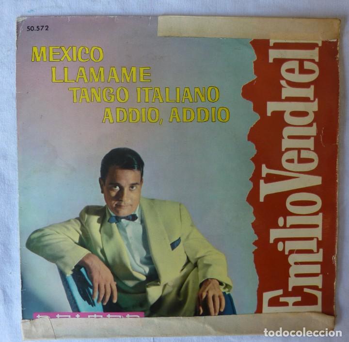 Discos de vinilo: EMILIO VENDRELL // MEXICO+3 // 1962 // EP - Foto 1