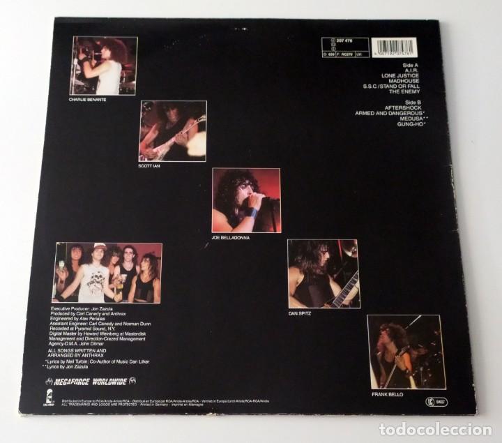 Discos de vinilo: LP ANTHRAX &ndash; SPREADING THE DISEASE - Foto 2