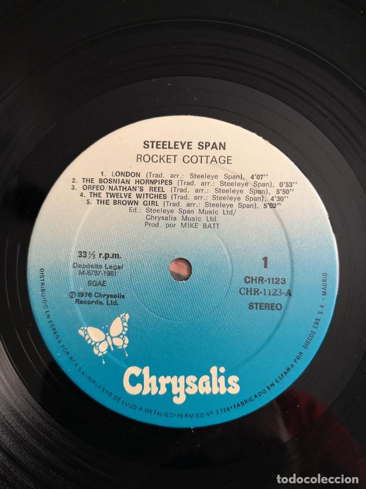 Discos de vinilo: VINILO LP - STEELEYE SPAN - ROCKET COTTAGE - MADE IN SPAIN - CHRYSALIS - 1981 - Foto 5
