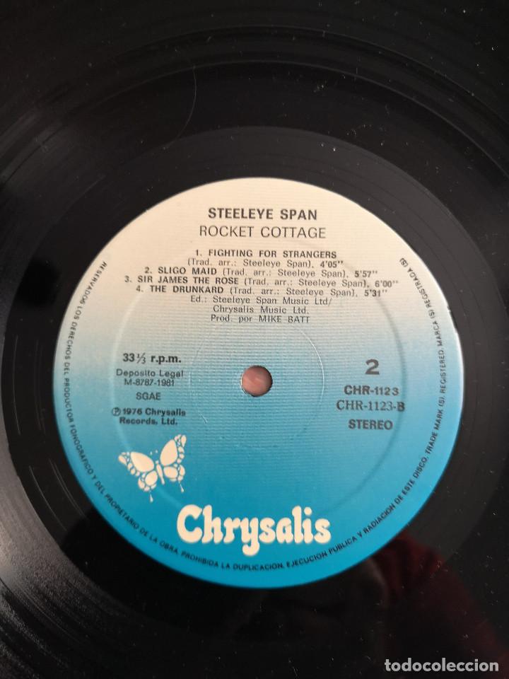 Discos de vinilo: VINILO LP - STEELEYE SPAN - ROCKET COTTAGE - MADE IN SPAIN - CHRYSALIS - 1981 - Foto 6
