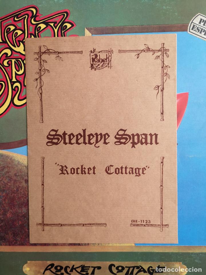 Discos de vinilo: VINILO LP - STEELEYE SPAN - ROCKET COTTAGE - MADE IN SPAIN - CHRYSALIS - 1981 - Foto 7