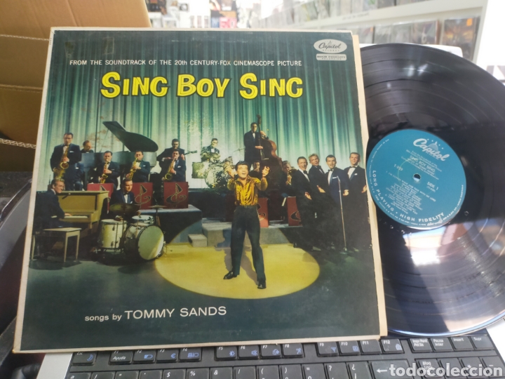 Discos de vinilo: Tommy sands LP Sing boy Sing b.s.o. u.s.a. - Foto 1
