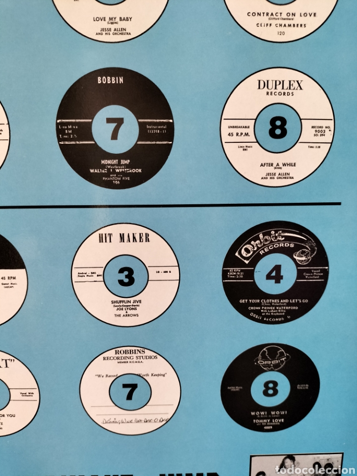 Discos de vinilo: BLACK MIDNIGHT JUMP R& B 16 DARK SINGLES - Foto 4
