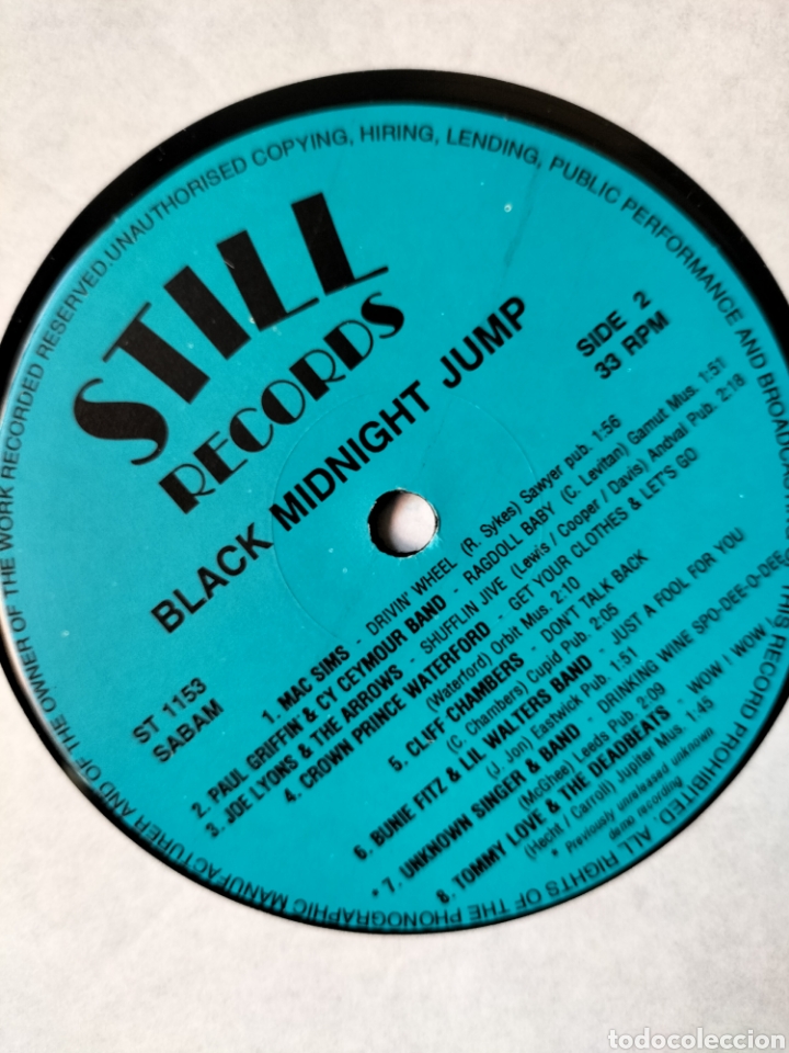 Discos de vinilo: BLACK MIDNIGHT JUMP R& B 16 DARK SINGLES - Foto 6