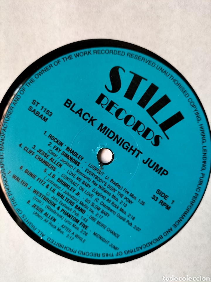 Discos de vinilo: BLACK MIDNIGHT JUMP R& B 16 DARK SINGLES - Foto 7