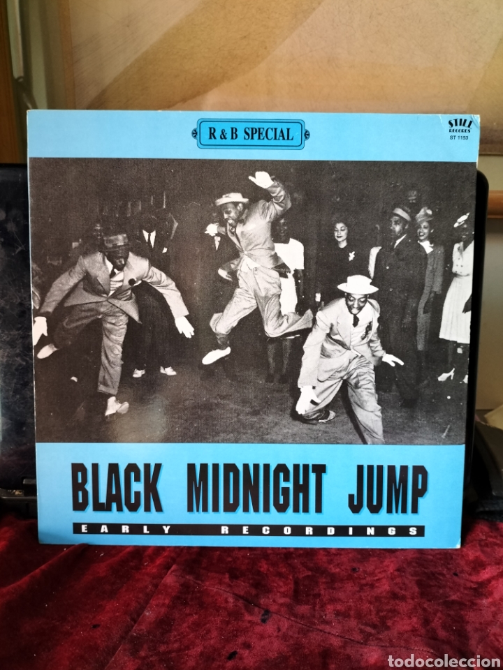 Discos de vinilo: BLACK MIDNIGHT JUMP R& B 16 DARK SINGLES - Foto 1