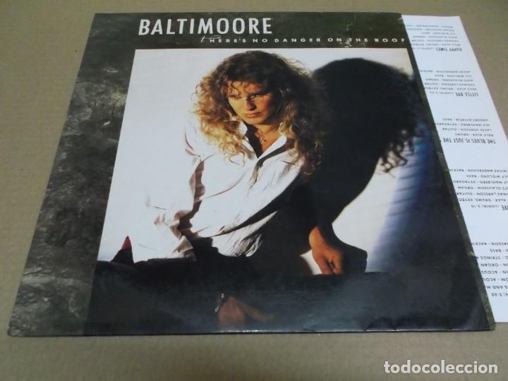 Discos de vinilo: BALTIMOORE (LP) THERE'S NO DANGER ON THE ROOF - A&Ntilde;O 1989 - INCLUYE HOJA INTERIOR