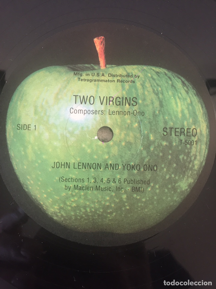 Discos de vinilo: John Lennon Two Virgins - Foto 4