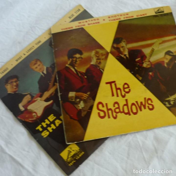 Discos de vinilo: 2 EPs vinilo The Shadows, Guitar Tango, Mustang, rock inter - Foto 1