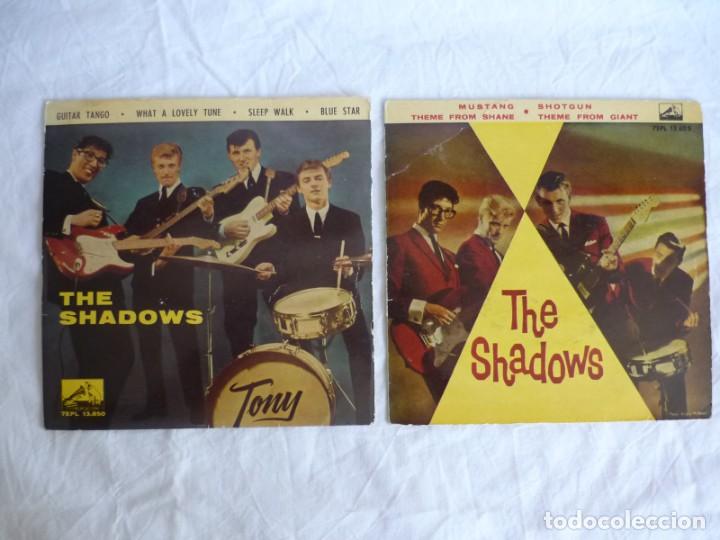 Discos de vinilo: 2 EPs vinilo The Shadows, Guitar Tango, Mustang, rock inter - Foto 2