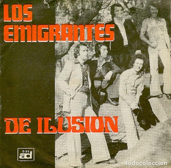 Disques de vinyle: Los Emigrantes - D&iacute;melo, ni&ntilde;a; De ilusi&oacute;n - AD 001 (Edici&oacute;n belga) - 1970
