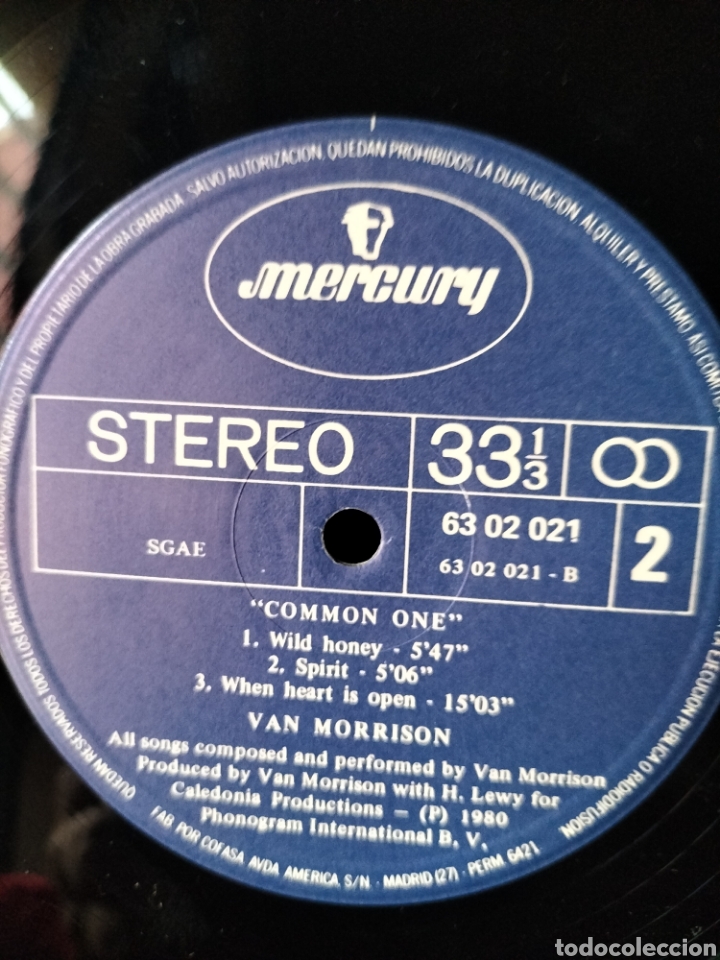 Discos de vinilo: VAN MORRISON 1980 Copia Spain - Foto 5