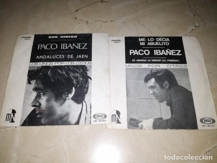 Discos de vinilo: LOTE DE 2 SINGLES DE PACO IBA&Ntilde;EZ - Foto 1