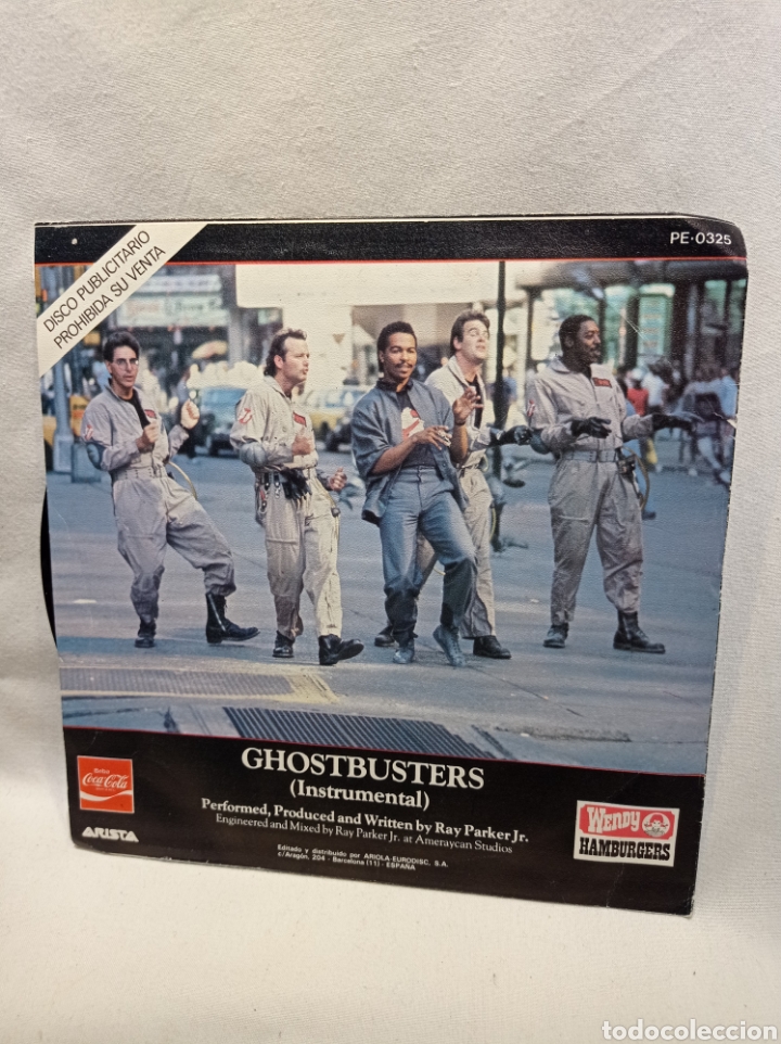 Discos de vinilo: SINGLE GHOSTBUSTERS RAY PARKER JUNIOR - Foto 2