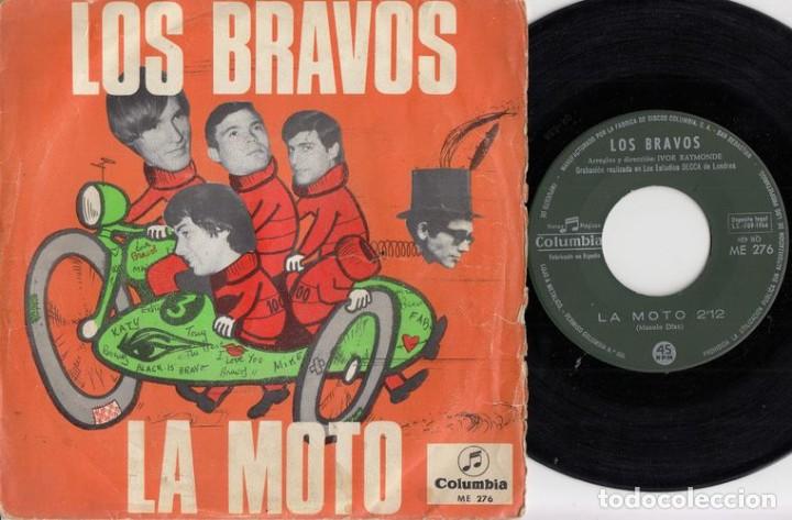 Discos de vinilo: LOS BRAVOS - LA MOTO - SINGLE DE VINILO CS-16 - Foto 1