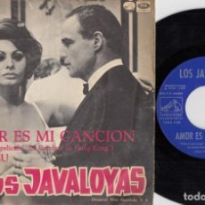 Discos de vinilo: LOS JAVALOYAS - AMOR ES MI CANCION - SINGLE DE VINILO CS1