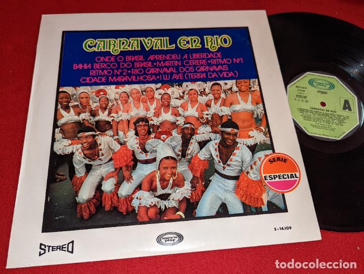Disques de vinyle: CARNAVAL EN RIO Oswaldo Cadaxo LP 1972 Movieplay ESPA&Ntilde;A SPAIN LATIN BRAZIL