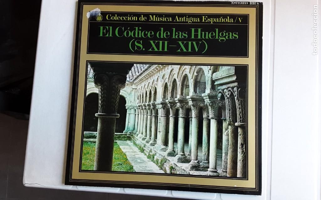 Discos de vinil: LP. &nbsp;EL C&Oacute;DICE DE LAS HUELGAS (S. XII XIV). COLECCI&Oacute;N M&Uacute;SICA ANTIGUA ESPA&Ntilde;OLA/V