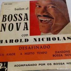 Discos de vinilo: BAILEN EL BOSSA NOVA CON HAROLD NICHOLAS-DESAFINADO+3´-BARCLAY SBGE 83604-PEDIDO MINIMO 7 EUROS. Lote 337730978