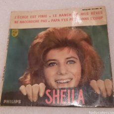Discos de vinilo: SHEILA - L'ECOLE EST FINIE + 3