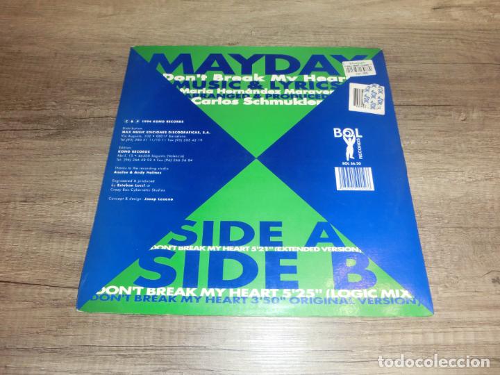 Discos de vinilo: MAYDAY - DONT BREAK MY HEART - Foto 2