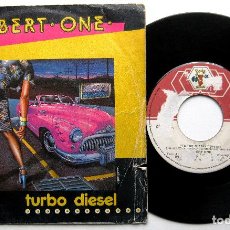 Discos de vinilo: ALBERT ONE - TURBO DIESEL - SINGLE SANNI RECORDS 1984 ITALO-DISCO BPY. Lote 337751023