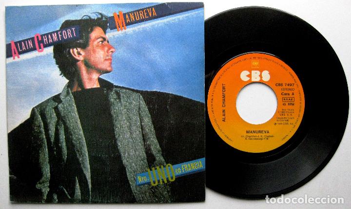 Discos de vinilo: Alain Chamfort - Manureva - Single CBS 1980 BPY - Foto 1