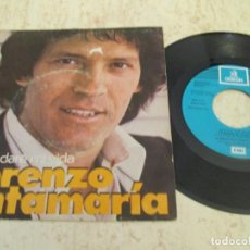 Discos de vinilo: LORENZO SANTAMARÍA - TE DARÉ MI VIDA / Y TE VAS. SPANISH SINGLE 1983 EDITION. VINILO NM, CARPETA VG