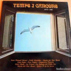 Discos de vinilo: LP - TEMPS I CANÇONS - 1976-1981 - ARIOLA 1981 - 75.380-D - VARIOS ARTISTAS. Lote 337780228