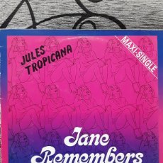 Discos de vinilo: JULES TROPICANA ‎– JANE REMEMBERS. Lote 337789618