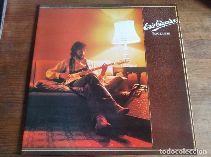 Discos de vinilo: ERIC CLAPTON - Backless ******** LP ESPA&Ntilde;OL GATEFOLD 1979 BUEN ESTADO - Foto 1