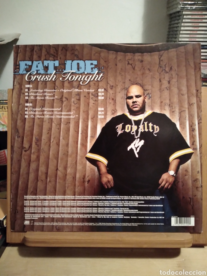 Discos de vinilo: FAT JOE - CRUSH TONIGHT - GERMANY.02 - Foto 2