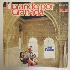 Discos de vinilo: LOS PUNTOS - LLORANDO POR GRANADA. Lote 337894333
